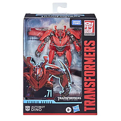 Transformers Toys Studio Series 71 Deluxe Class Dark Of The Moon Autobot Dino Action Figure - Ages 8 And Up, 4.5-Inch #TOP1