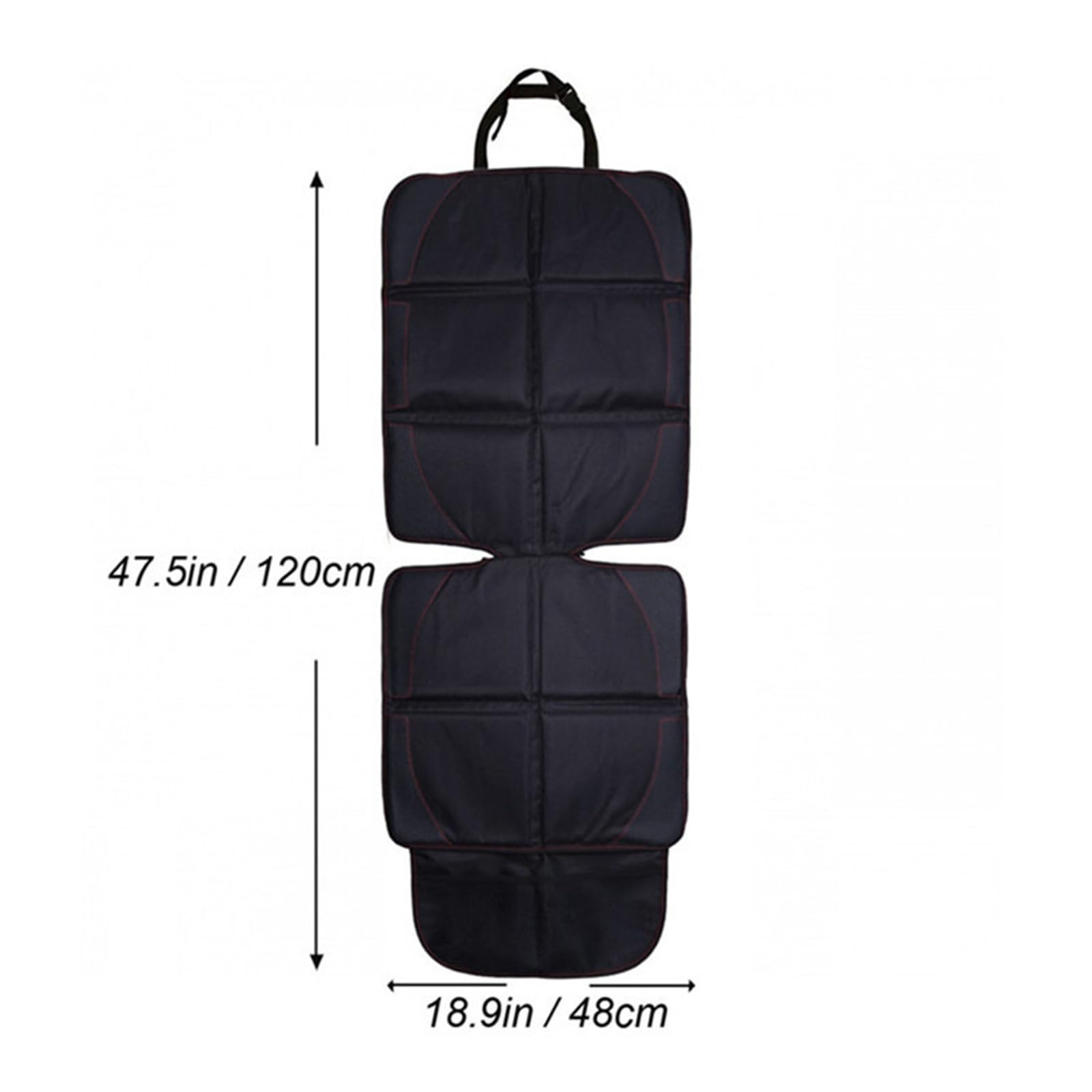 Autositzschutz, groß, for Autositzbezüge, kompatibel mit Sicherheitssitzen, Dicke Polsterung, Autositz mit Organizer-Taschen