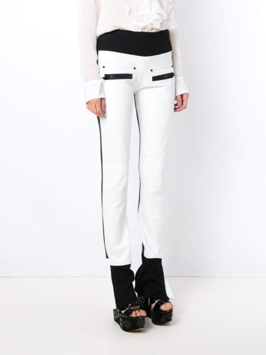 Koza Leathers Women's Leather Pant Slim fit Skinny Real Leather Genuine Lambskin Pants KP018 (40)