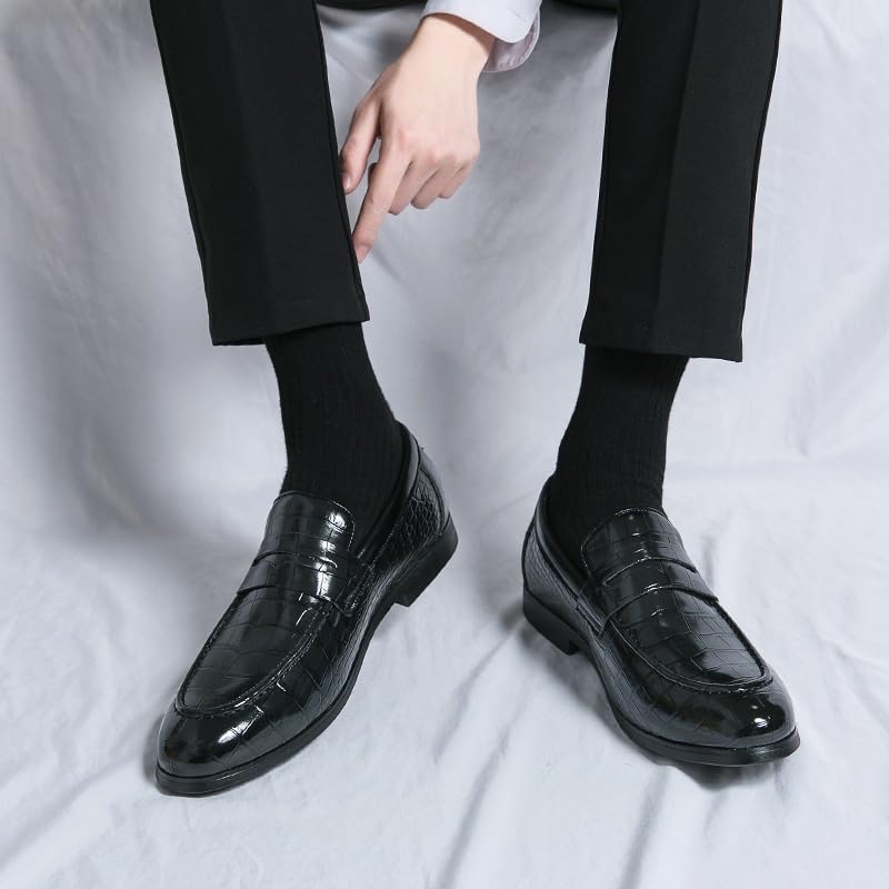 Wedding Dress Oxford for Men Spanish Leather Casual Pointed Toe Rubber Sole Formal Shoes2