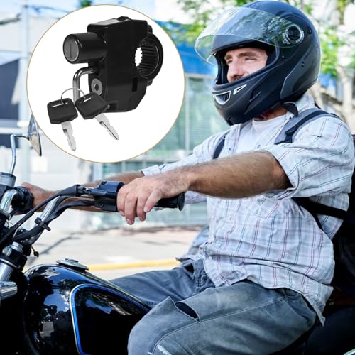 Candado para casco de moto de aluminio con acabado premium 3