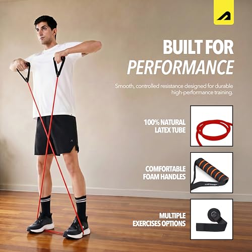 Boldfit Resistance Tube 10kg Red - Image 7