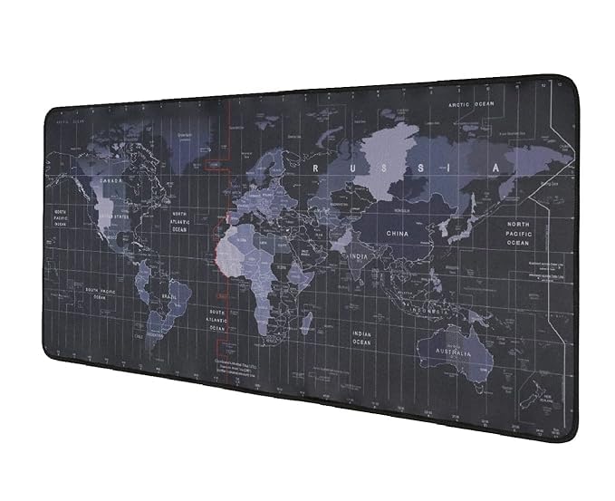 VIDORA World Map Extra Large Extended Anti Slip Rubber Gaming Mouse Pad & Keyboard Desk Mat for Computer Laptop (B0CY4M4J49) Amazon Price History, Amazon Price Tracker