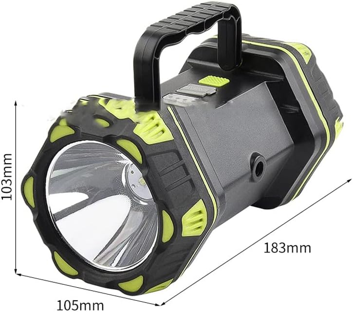 Miniatura 2 de GHGHF - Linterna de alta potencia con modo de linterna recargable brillante, linterna de camping potente