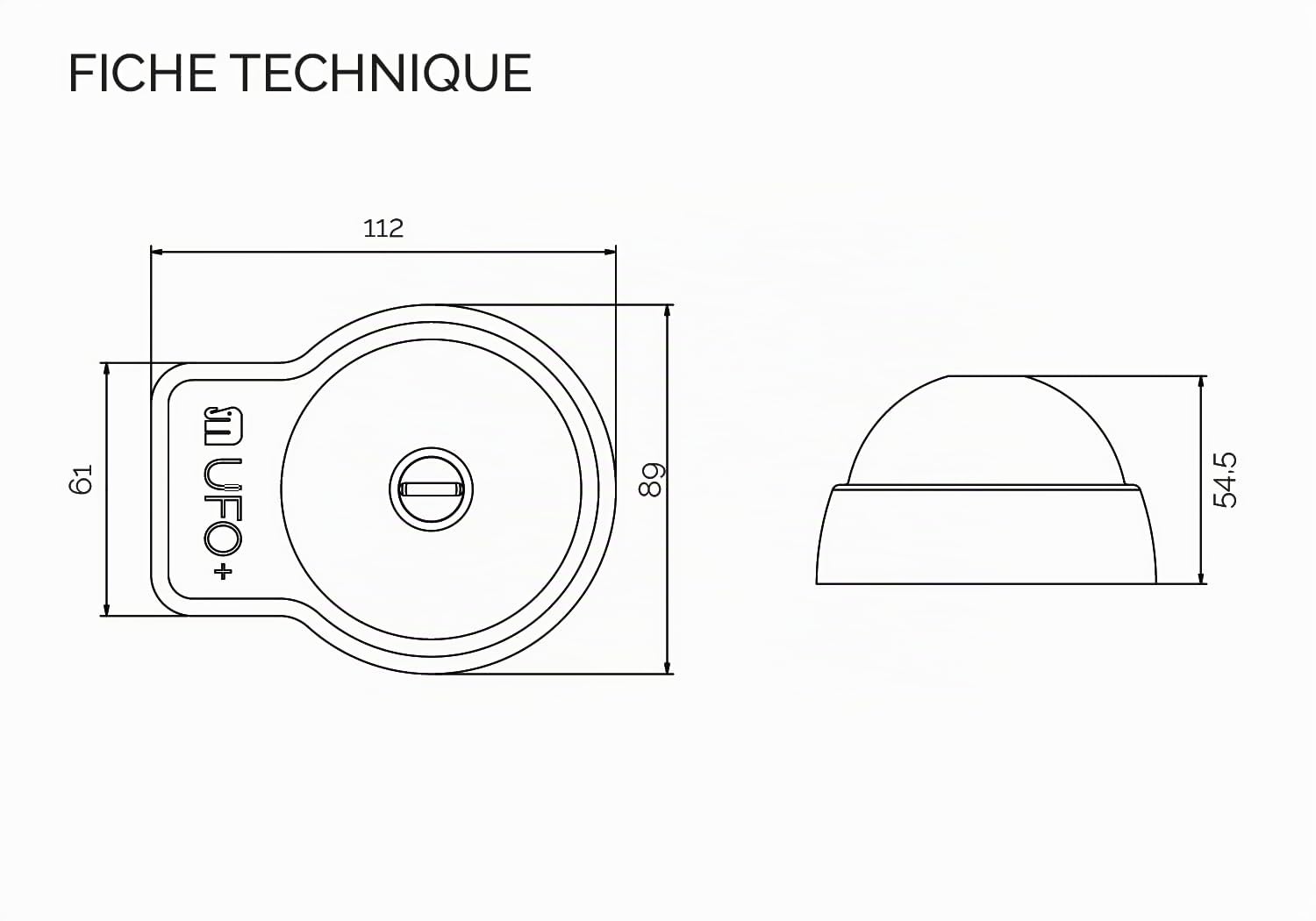 Serrure Antivol UFO+ Double Acier Inox pour Véhicules Utilitaires