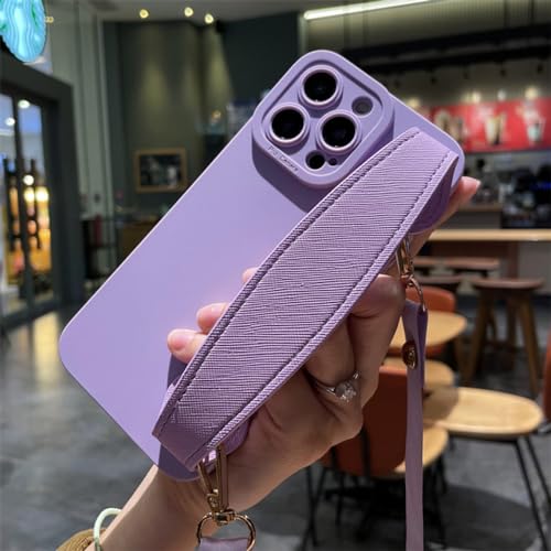 Étui de téléphone souple avec dragonne pour iPhone 12 Pro Max idéal en voyage