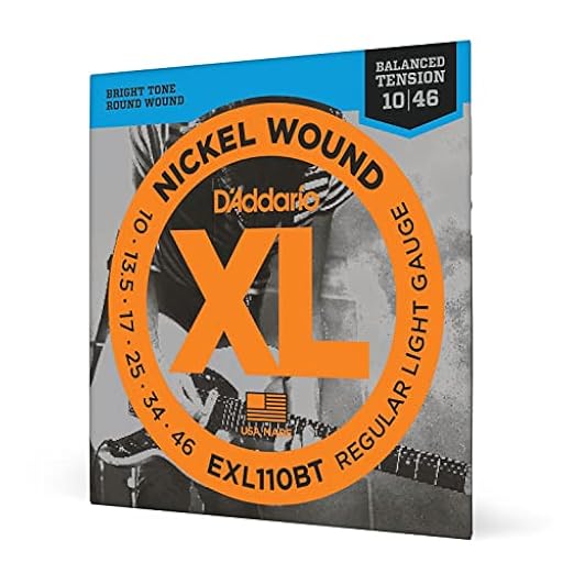 D´Addario EXL110BT Nickel Wound Electric Guitar Strings, Balanced Tension Regular Light, 10-46, 10-46, Regular Light, Balanced Tension, 1-Pack | Ya disponible en tu tienda friki favorita! En mundofriki.es!