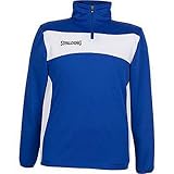 Material: 100% poliéster Spalding Evolution II 1/4 Zip Top White 116 SP-LIC Apparel Team, Niños, Azul Royal/Blanco