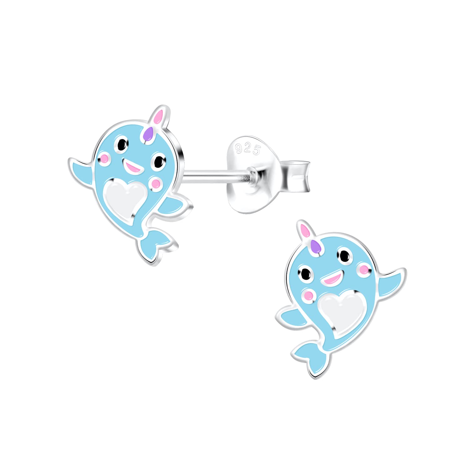 Aww So Cute 925 Sterling Silver Hypoallergenic Narwhal The Unicorn Of The Sea Stud Earrings for Babies, Kids & Girls | Diwali Gift/Birthday Gift | Comes in a Gift Box | 925 Stamped with Certificate of Authenticity | ER2205 (B0C551KQ6V) Amazon Price History, Amazon Price Tracker