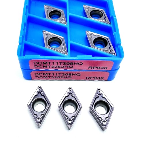 10 piezas insertos de carburo para torno DCMT11T304HQ DCMT11T308HQ miniatura 2