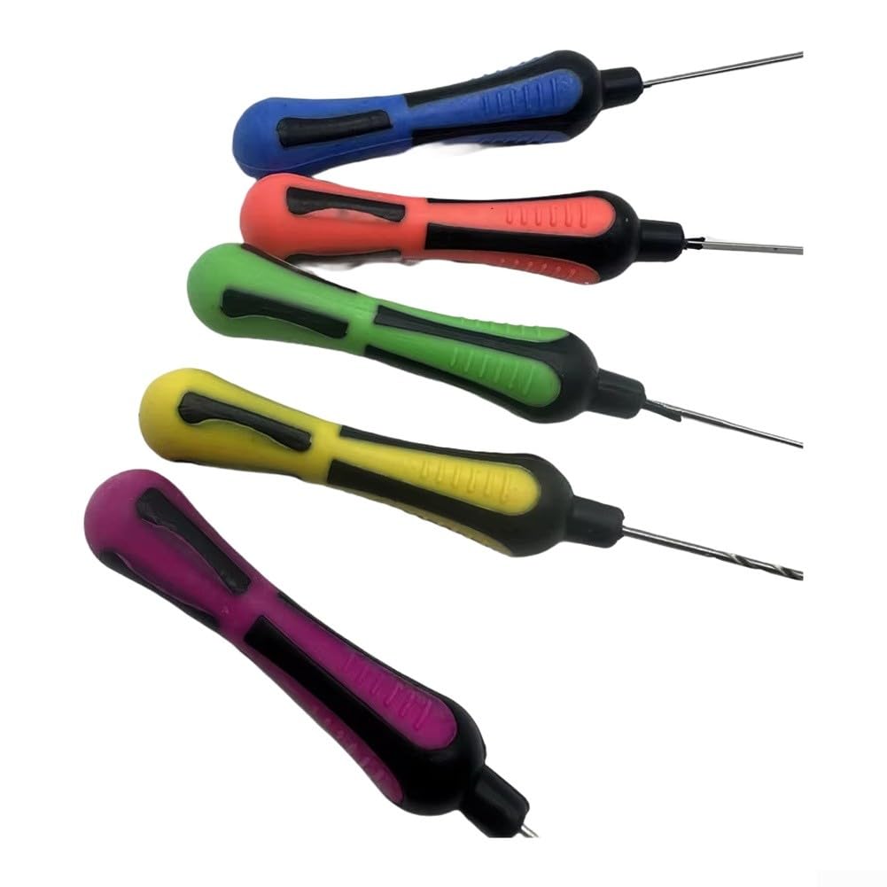 Carp Fishing Needle Set Kit Tool with 5 High Carbon Steel Boilie Needles for Efficient Bait Piercing and Line Stringer Applications in Various Fishing Scenarios