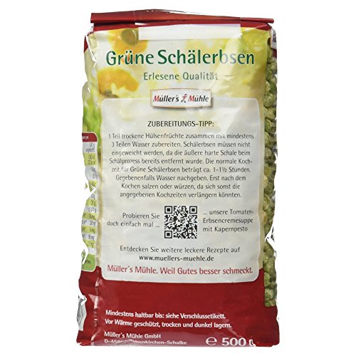 Müller’s Mühle Grüne Schälerbsen, 500g