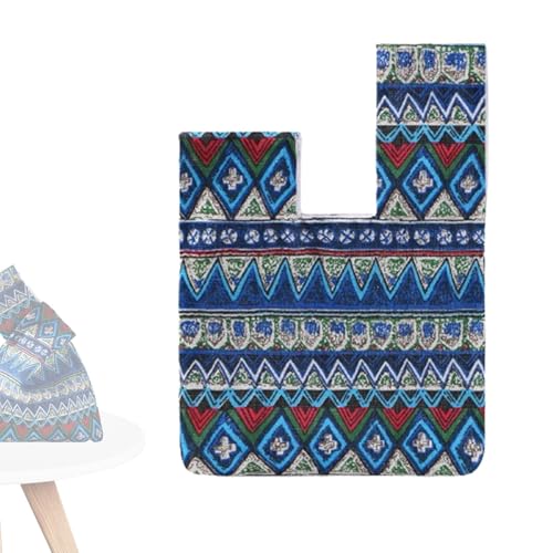 Bolsa de armazenamento de fio de pulso, sacola de tricô | Sacola de armazenamento de fio com nó de pulso - Bolsa de malha de pulso de crochê com nó para suprimentos de crochê, agulhas e ganchos