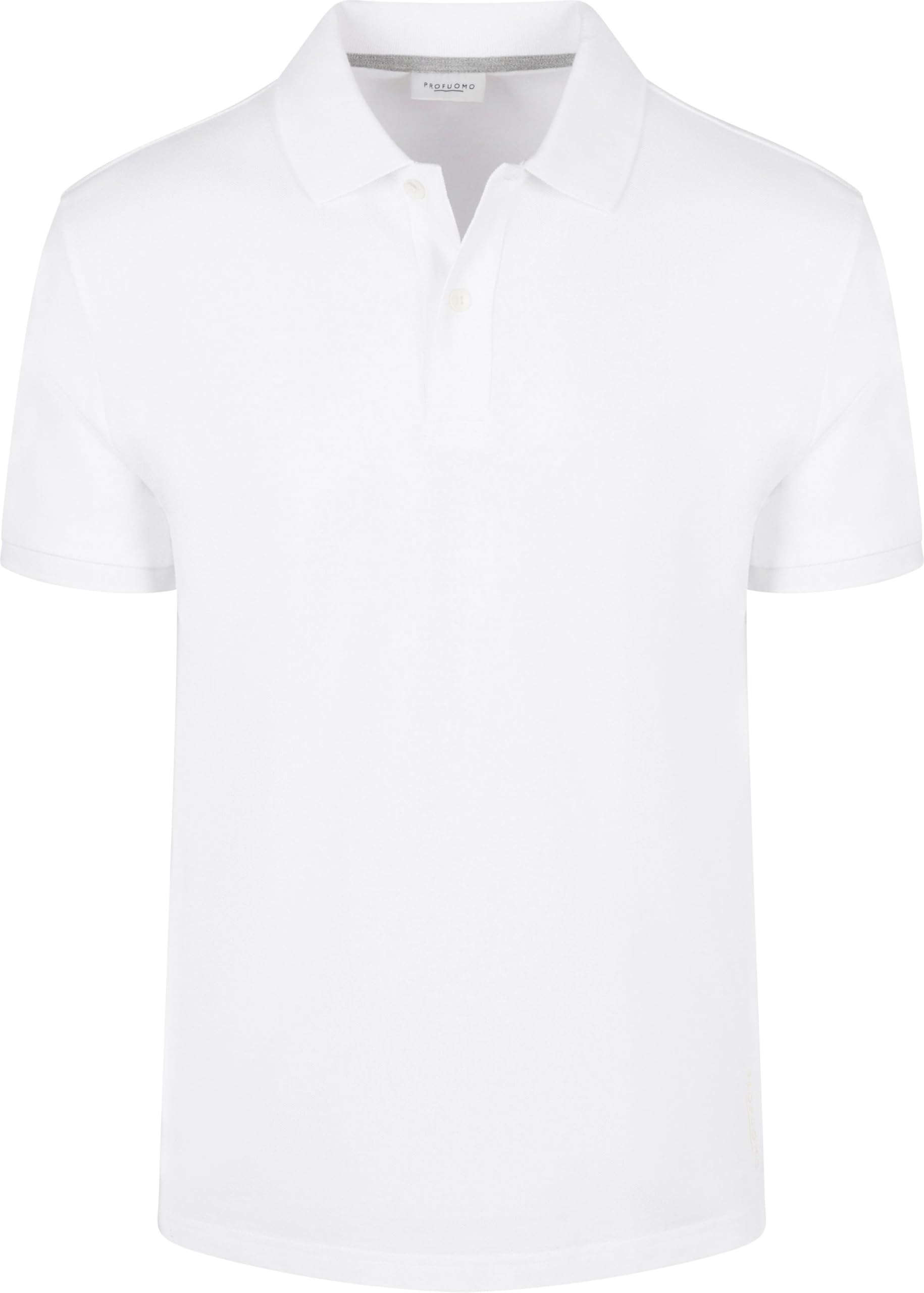 Profuomo Polo de piqué para hombre – Talla Modern Fit