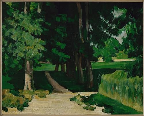 Affiche Paul Cézanne L'Allée des Châtaigniers impression sur toile moderne pour salon 60x90cm