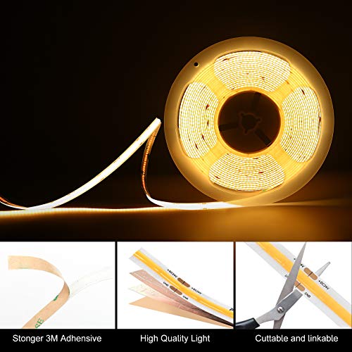 Tira LED USB 5V PAUTIX 2m 2700K 640 LEDs Dimmable Luz Cálida miniatura 5