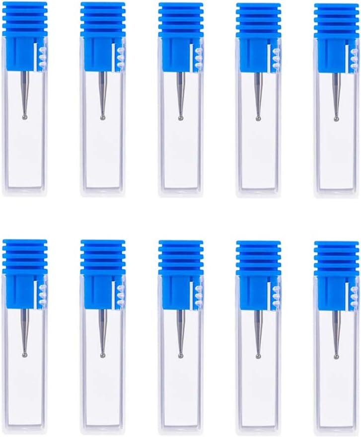 10Pcs Diamond Engraving Tip Bit, Electric Cordless Engraver Pen Tool, Etching Engraving Tool, Carve Engraving Tool Replacement Easy Etcher Tips for Engraving Stone, Jewelry, Glass, Metal