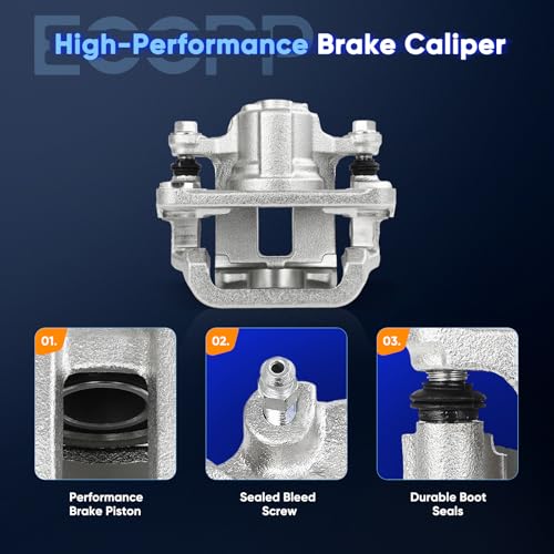 Image of ECCPP 19B6696 Rear Left Disc Brake Caliper Assembly