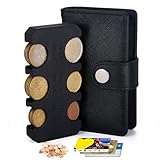 kleingeldbörse|münzbeutelkleingeld aufbewahrung|geldbörse Damen|Münzbox| münzbörse | Card Holder Damen| Portemonnaie Damen |Kartenhalter(Schwarz)