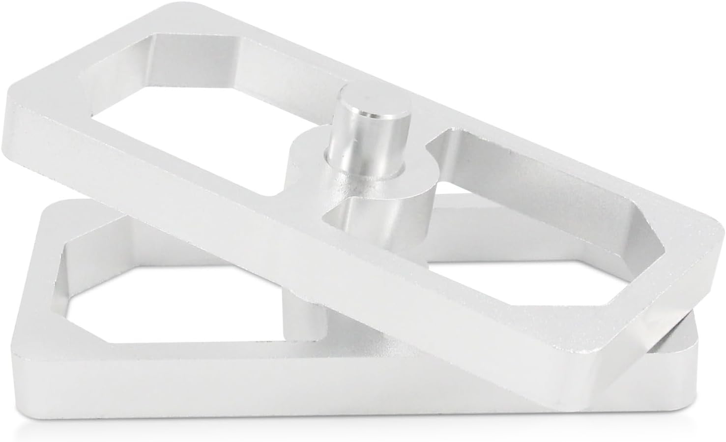 0.5 Inch Universal Aluminum Leaf Spring Lowering Block Kit Versatile for Ride Height Adjustment(2 Pack)