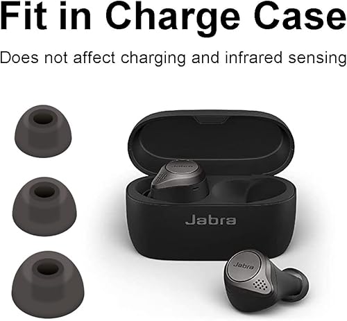 Miniatura 4 de 12 pares Compatible con las almohadillas Anker Soundcore Life & Liberty Series, LMS agujero interior de 0.157 pulgadas de repuesto de silicona de