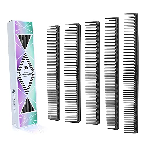 Vellen Hair Ultimate Cutting Comb 5-Pack