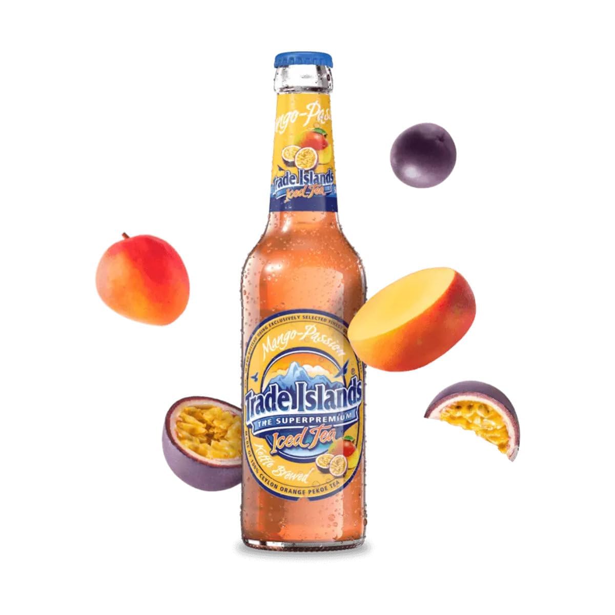 Trade Islands Iced Tea Mango-Passion 25 Flaschen je 0,33l inkl. Mehrweg Pfand