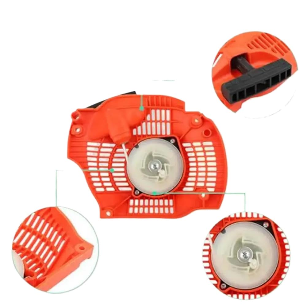 Conjunto de arranque de retroceso de arranque por cuerda Compatible con repuesto de motosierras 450 para 544071602 544071604