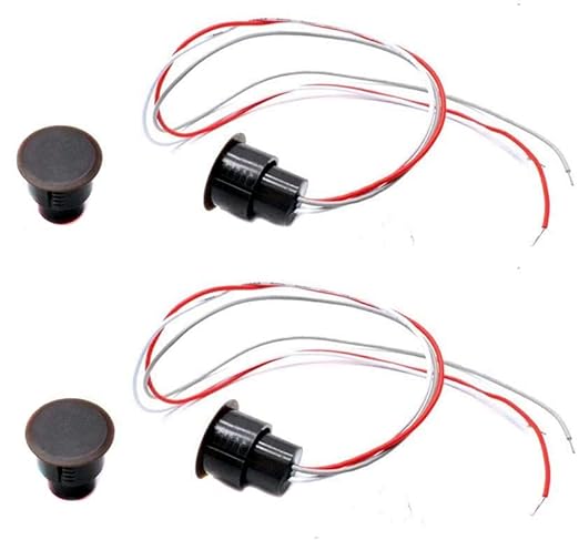 bnafes RC-36 NC+NO Recessed Security Window Door Contact Sensor Alarm Magnetic Reed Switch 2 Sets