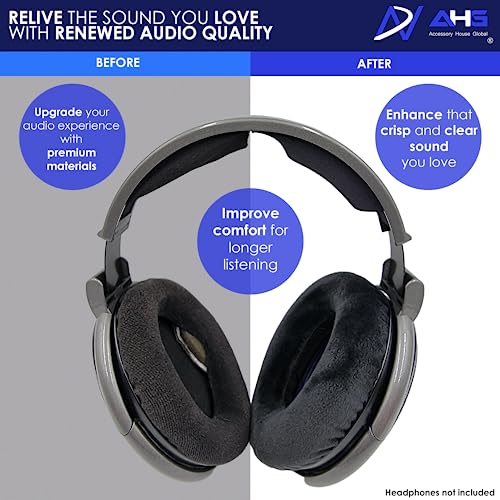 Premium Sennheiser Replacement Ear Pads & Headband, Compatible with HD 650/600, 660S, HD6XX, HD58X, Jubilee & HD580 - Image 4