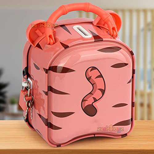 Image of Zest 4 Toyz Money Bank for Kids Metal Piggy Bank with Lock N Key Money Saving Box Gullak Money Box Coin Bank Kids Cash Box Return Gifts