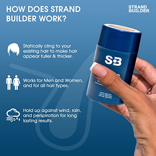 Miniatura 4 de Fibras capilares para adelgazamiento del cabello y pérdida de cabello, fibras naturales de queratina para la construcción del cabello, espesante de