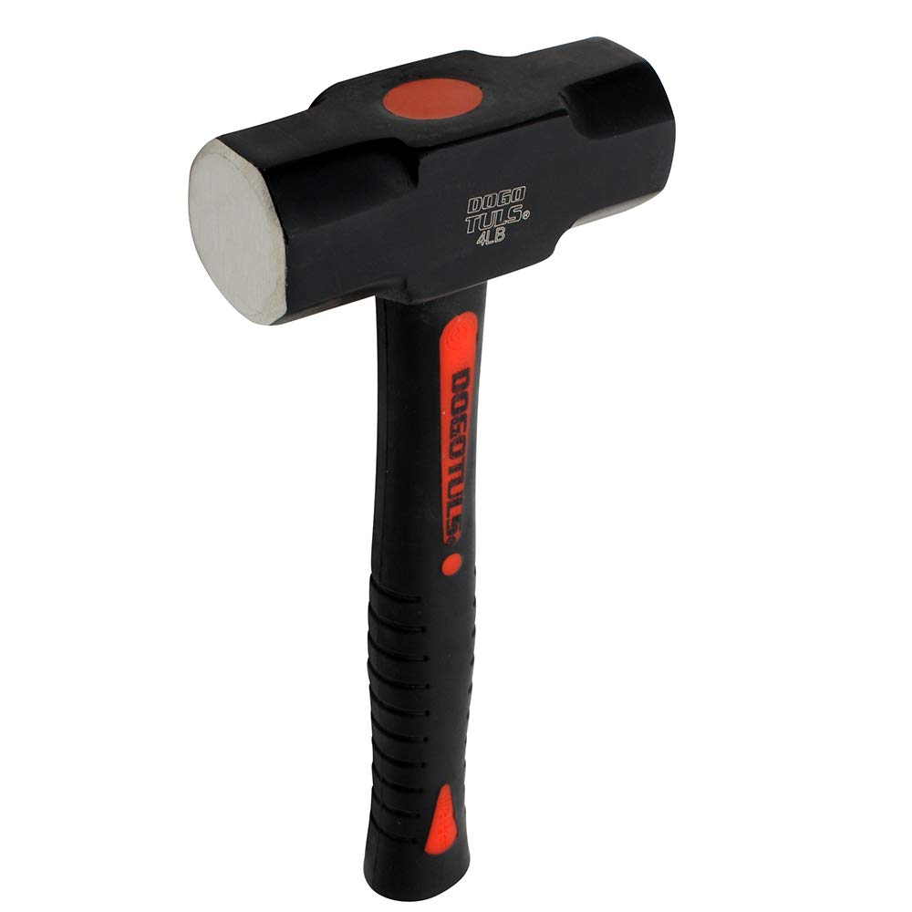 DOGOTULS Hammer Mallet, 4LB, Fiberglass, Octagonal, 2.078 kg, German Style