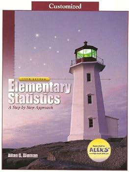 Paperback Elementary Statistics, a Step By Step Approach, Customized Fifth Edition Book