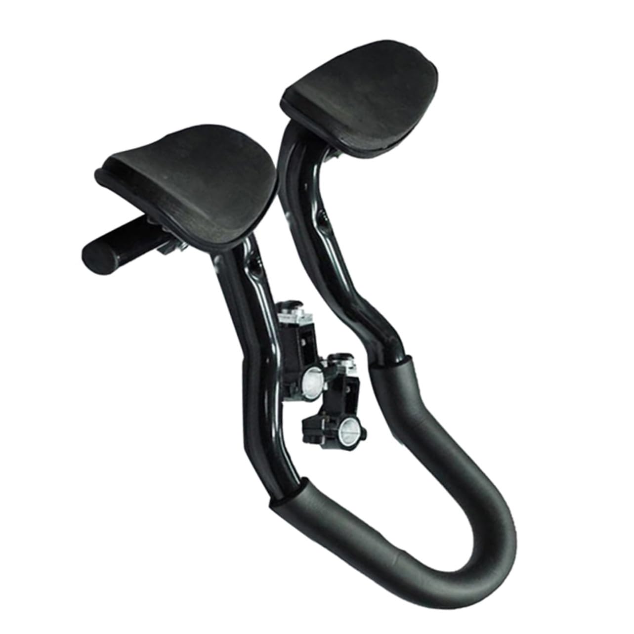 Yardwe Mountainbike Aero Lenkeraufsatz Aluminiumlegierung Integrierte Polsterung Fahrradlenkerhalterung Rennrad Langstrecken Bergreisen
