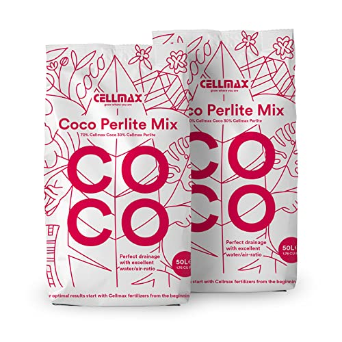 Cellmax Coco Perlite Mix | Kokosnusserde mit Perlite für eine luftige Struktur | 100L Cellmax Coco Perlite Mix | Kokosnusserde mit Perlite für eine luftige Struktur | 100L