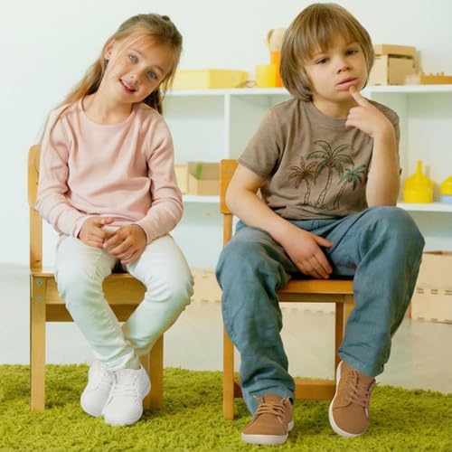 Image of JOINFREE Toddler Shoes Girls Boys Wide Barefoot Shoes Minimalist Walking Sneakers Zero Drop Slip on Tennis Shoe Breathable Naturally Flexible