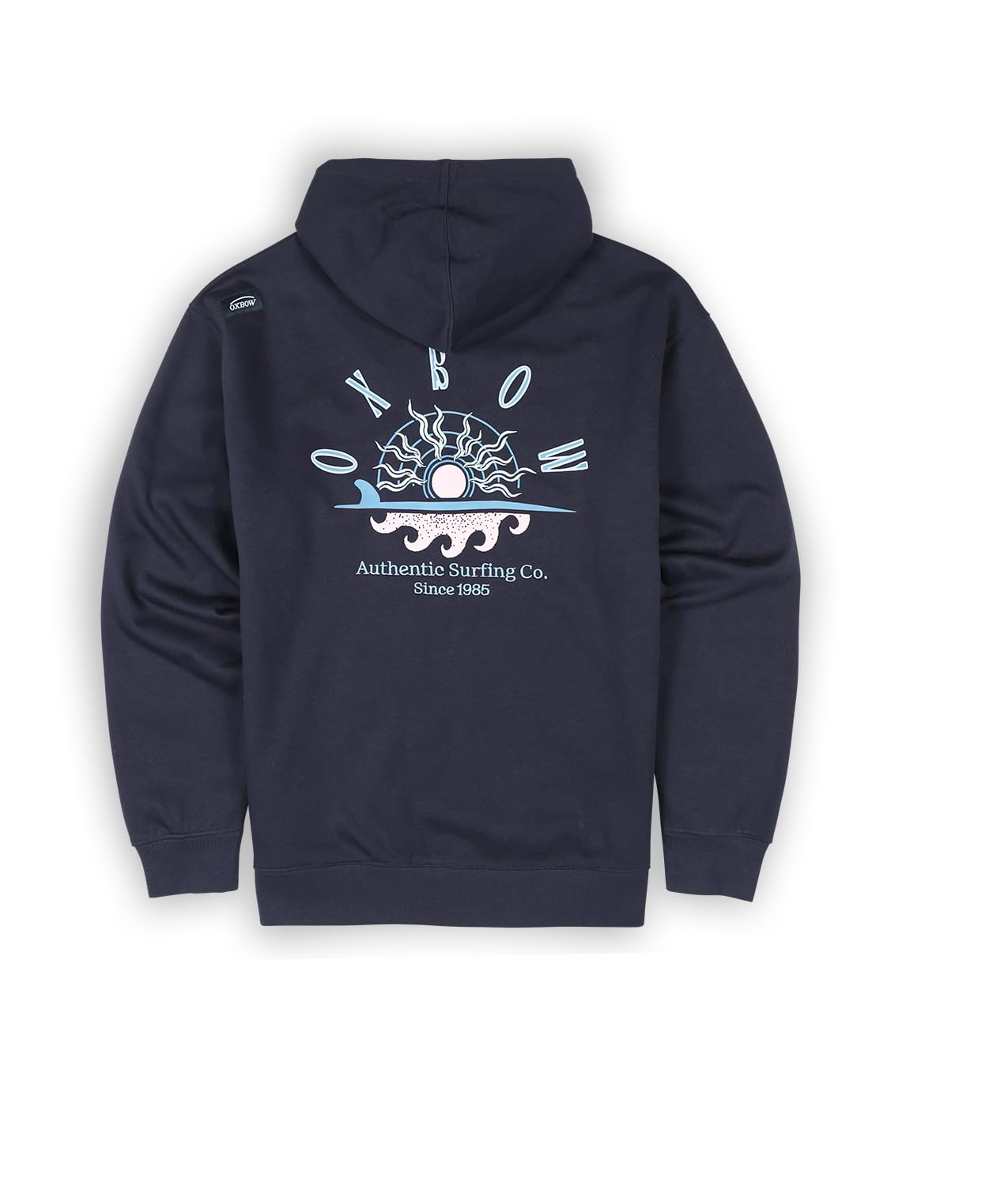 OXBOW Sweat à Capuche zippé Sandbar Ete 2026 Manches Longues, Col Rond, Motif sur Le Dos, Zippé, avec Capuche