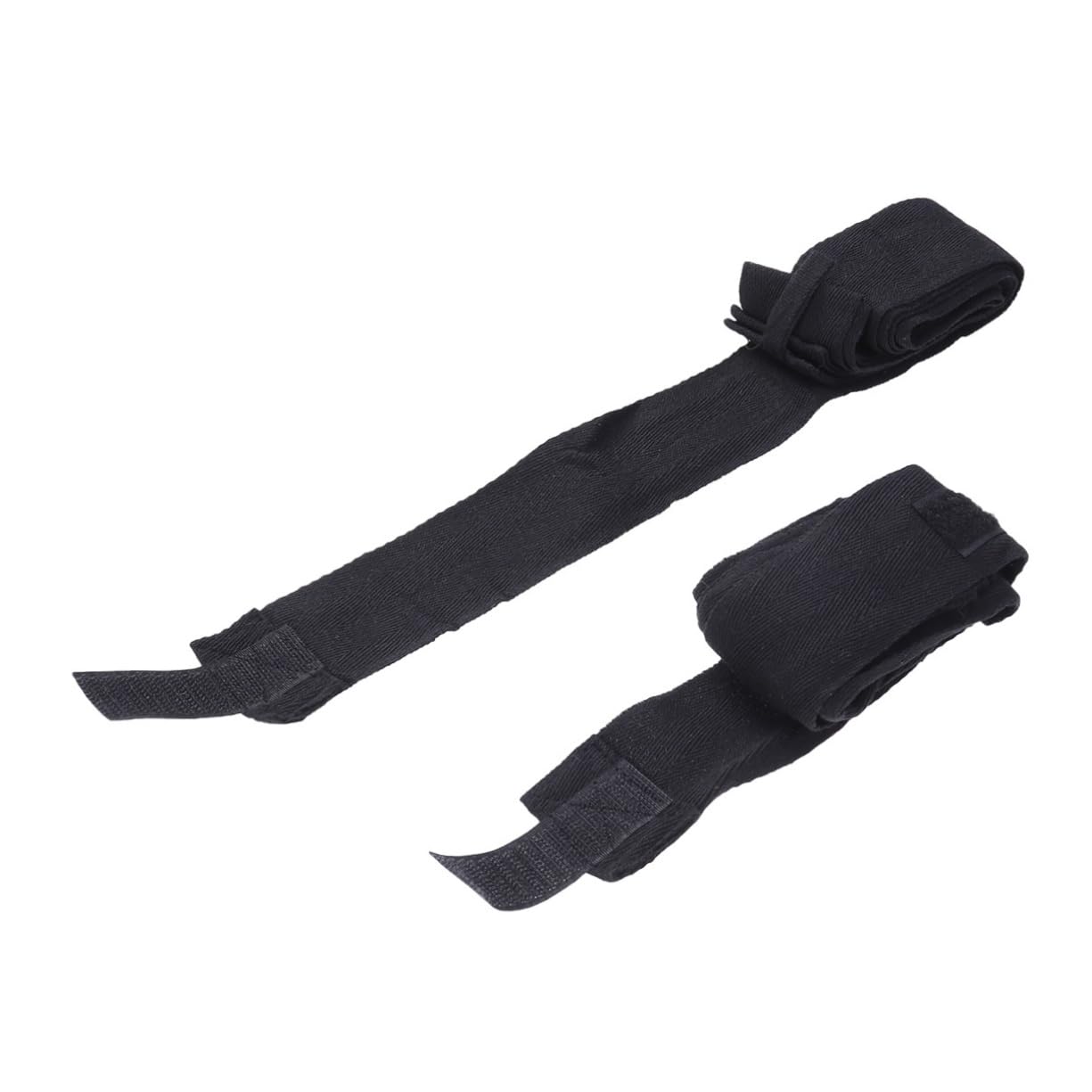 BRIGHTFUFU 1Pair Cotton Boxing Bandage Wrist Wraps Hand Protection Straps for Boxing Black Durable and Comfortable Wrist Support for Training and Sparring