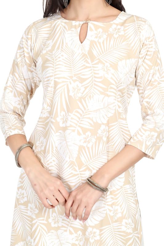 Image of Women's Rayon Kurta - Ethnic Wear Straight Kurti for Daily, Office & Festive Use