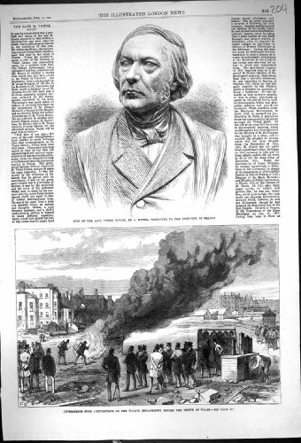 Copie Antique de 1868 Expériences L'extincteur Thame de Victor Cousin Munro de Buste… Copie Antique de 1868 Expériences L'extincteur Thame de Victor Cousin Munro de Buste…