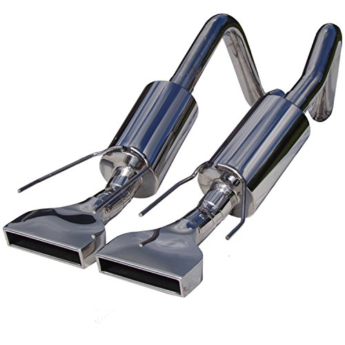 MBRP S7002304 T304 Stainless Steel Dual Muffler Axle Back Exhaust System