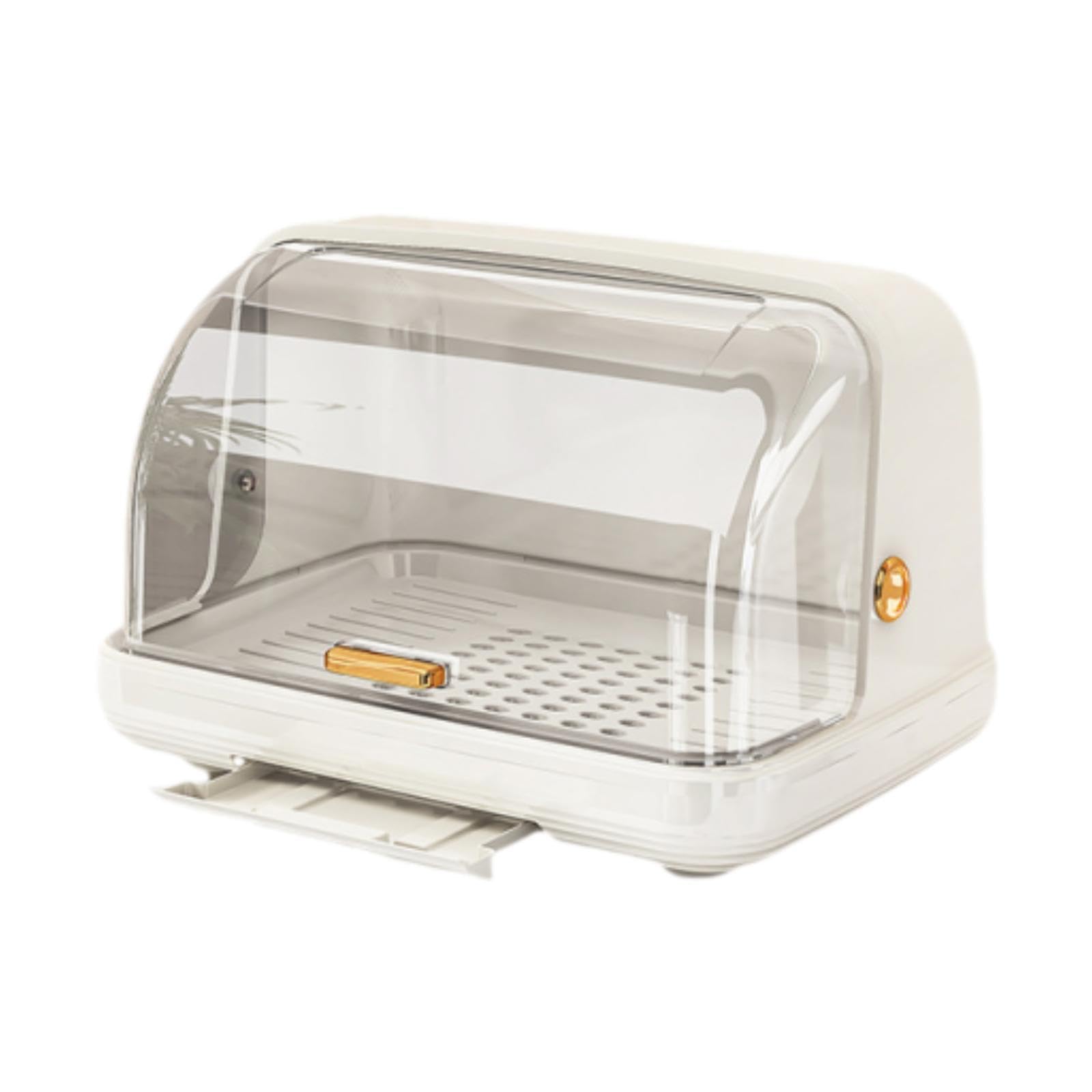 Estante para Biberones, Soporte para Biberones de Lactancia, Escurridor de Cubiertos con Tapa para Vasos Y Platos, Blanco, Individual