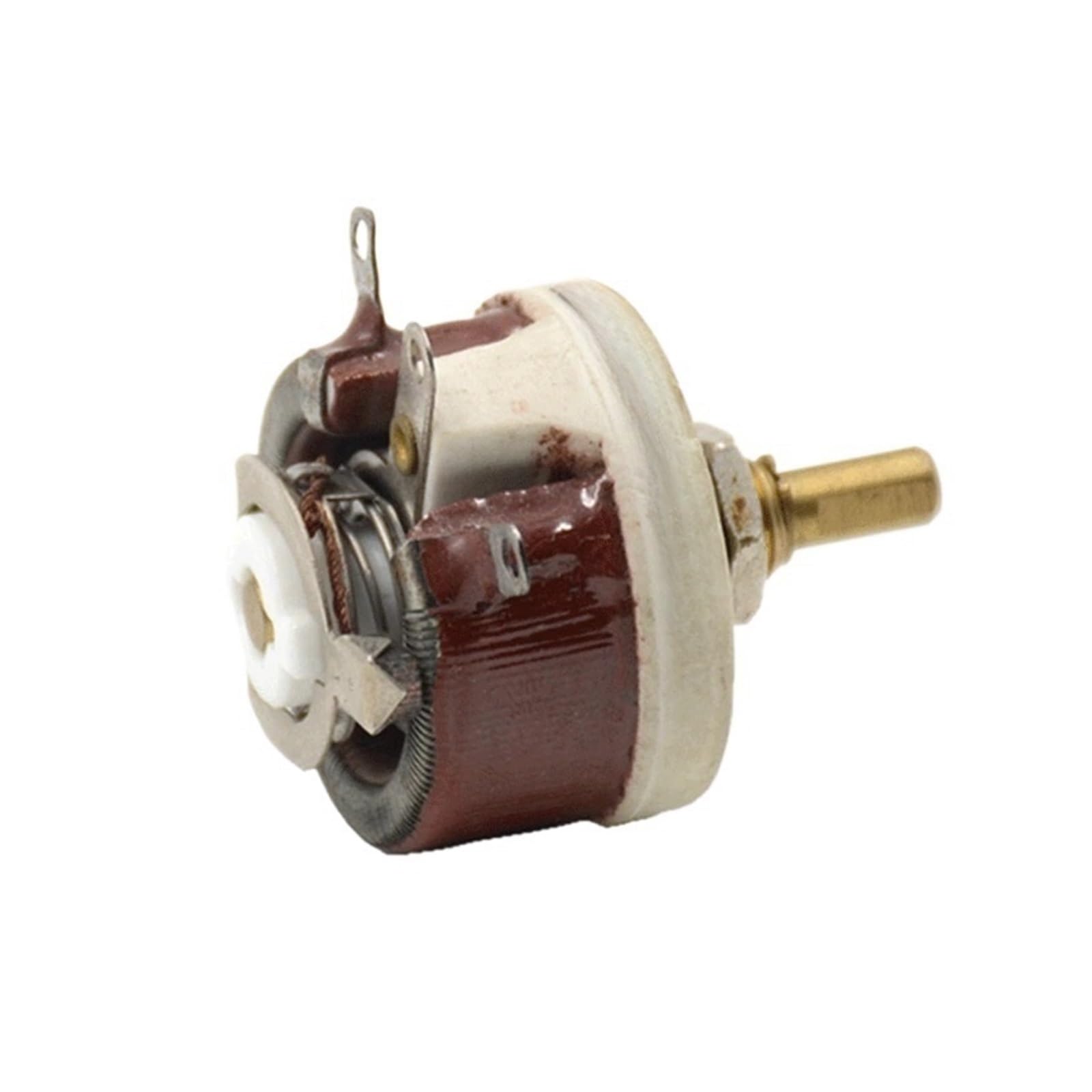 MUHM Reóstato de Alta Potencia de 25W 50W 100W BC1, Resistencia enrollada de Alambre Variable giratoria, Forma de Disco, Resistencia Ajustable (Size : MAX R-50 Ohm, Color : MAX Power 50W)