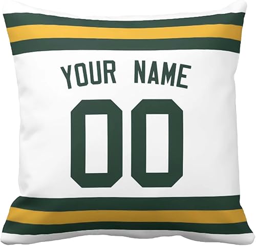 Miniatura 4 de Green Bay - Almohada personalizada para seleccionar cualquier nombre y número, regalos para hombres, mujeres y jóvenes