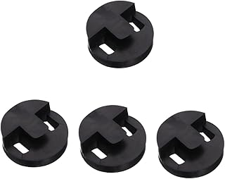 ibasenice 4pcs Cello Mute Violoncello Practice Mute Violoncello Silencers Big Bends Nut Sauce Acoustic Mute for Diy Mute Temple Audio Leather Mute Double Bass Round Rubber Musical Instrument