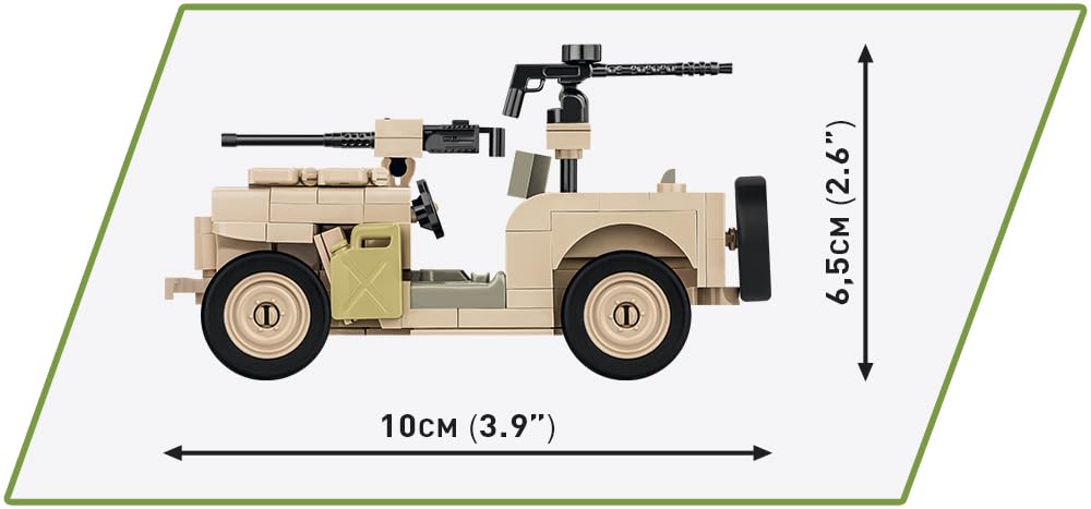 Cobi Historical Collection World War II 2298 Willys MB SAS 2298