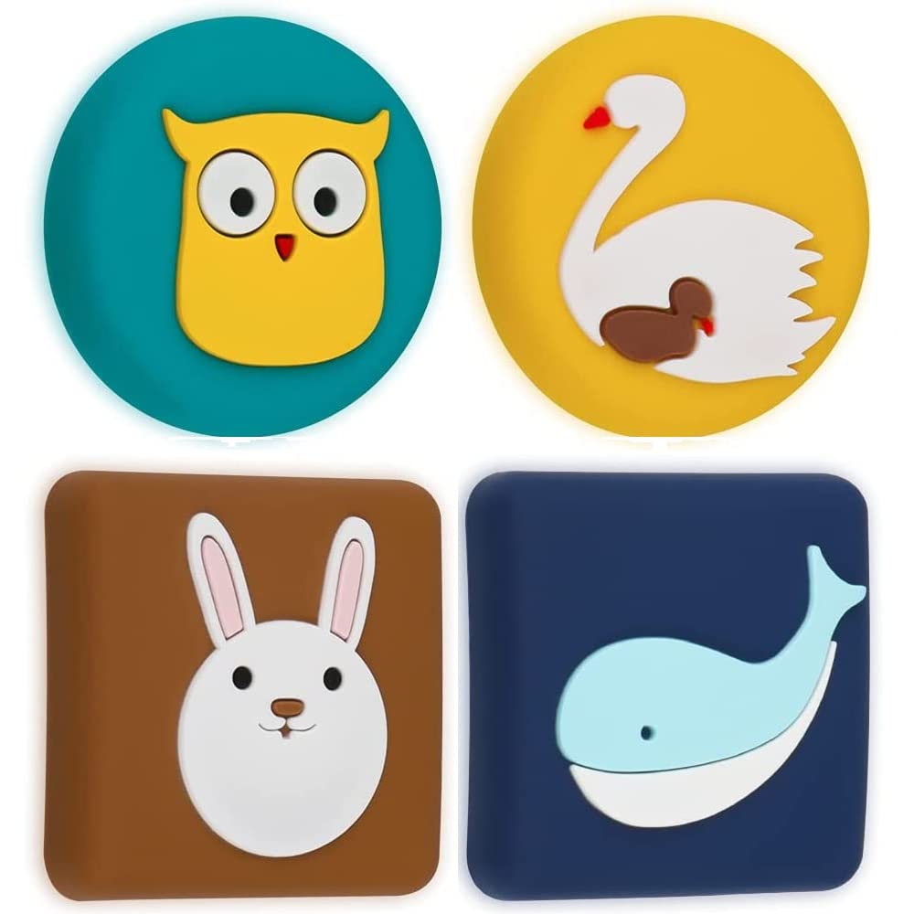 Trifecta Anti-Collision pad - [4 Pack] Door Handle Bumper Cartoon Door Stopper Doorknob Rubber Protective Pad Door Commode Crash Pad Wall Protector Savor Shockproof Crash Pad Random Pattern (4) (B0B5377QGW) Amazon Price History, Amazon Price Tracker