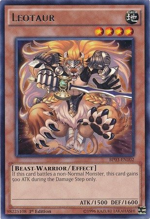 YU-GI-OH! - Leotaur (BP03-EN102) - Battle Pack 3: Monster League - 1st Edition