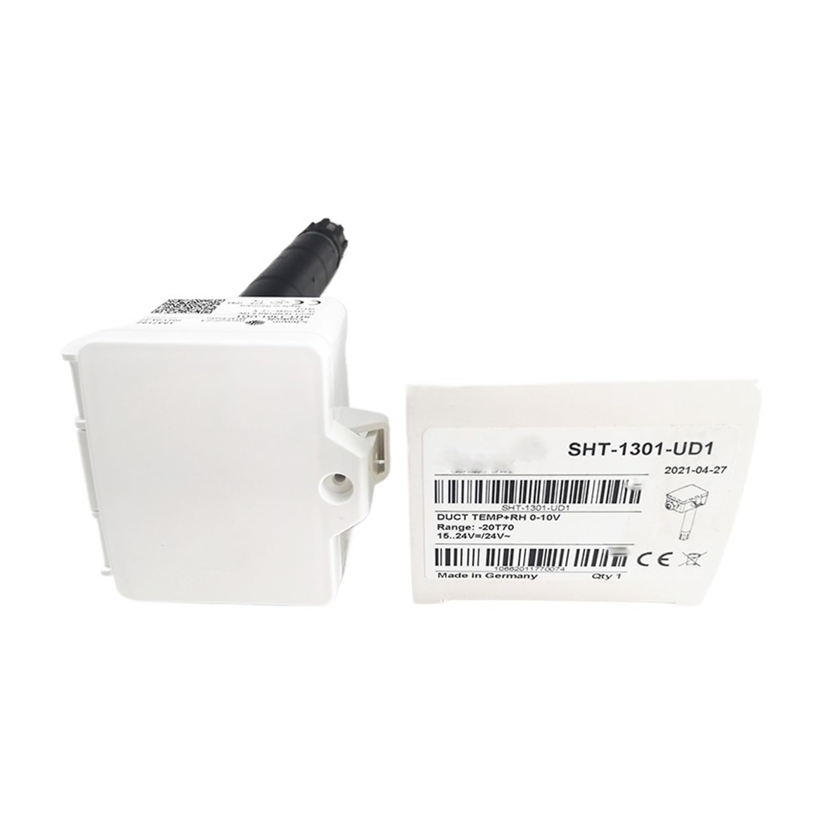 MXXDMOPD Air Duct Temperature and Humidity Sensor SHT- 1301-UD1 0-10V SHT-1306-UD1 PT1000 SHT-1303-UD1 NTC2252K(Sht- 1301-ud1)